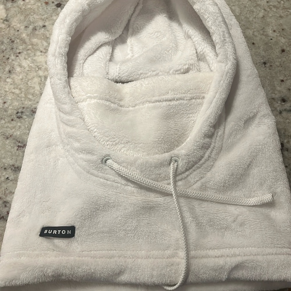 White Cora hood one size fits all